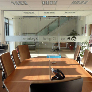 Euro Digital Systems Frameless Glass Partition