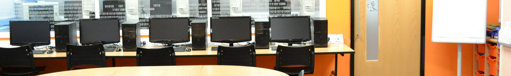 School computer classroom in Manchester