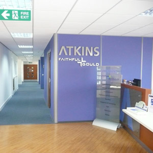 Office reception area